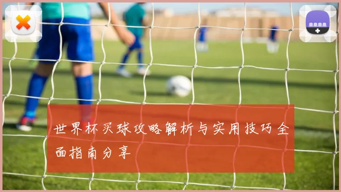 世界杯买球攻略解析与实用技巧全面指南分享